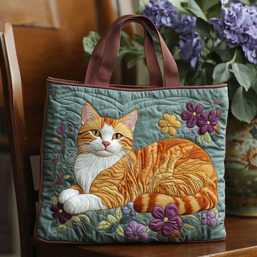 Handcrafted Tote Bag for Cats