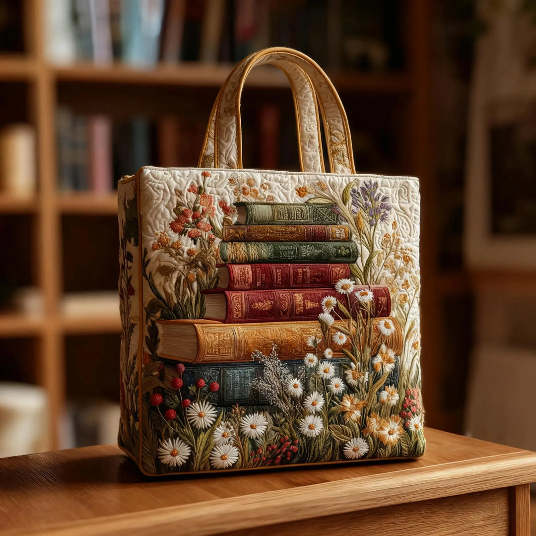 Handmade Quilted Bag with Floral Design