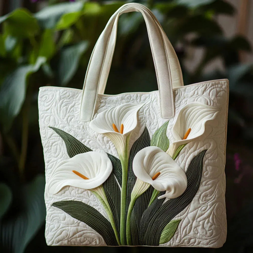 Quilted Shell Bag Handmade White