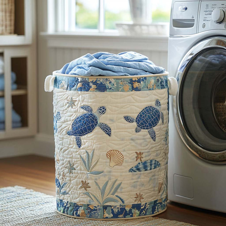 Coastal Calm | Handmade Laundry Basket