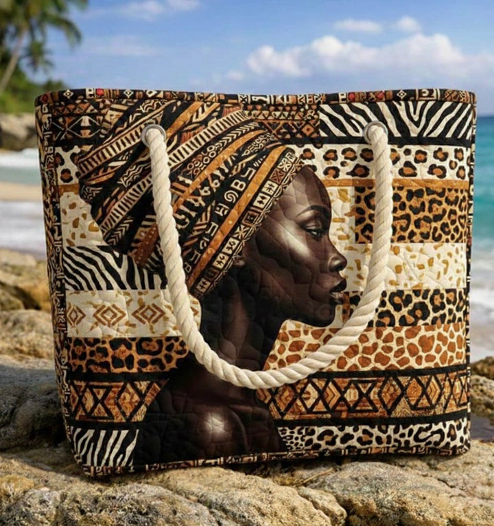 Handmade Beach Bag | Melanin Queen