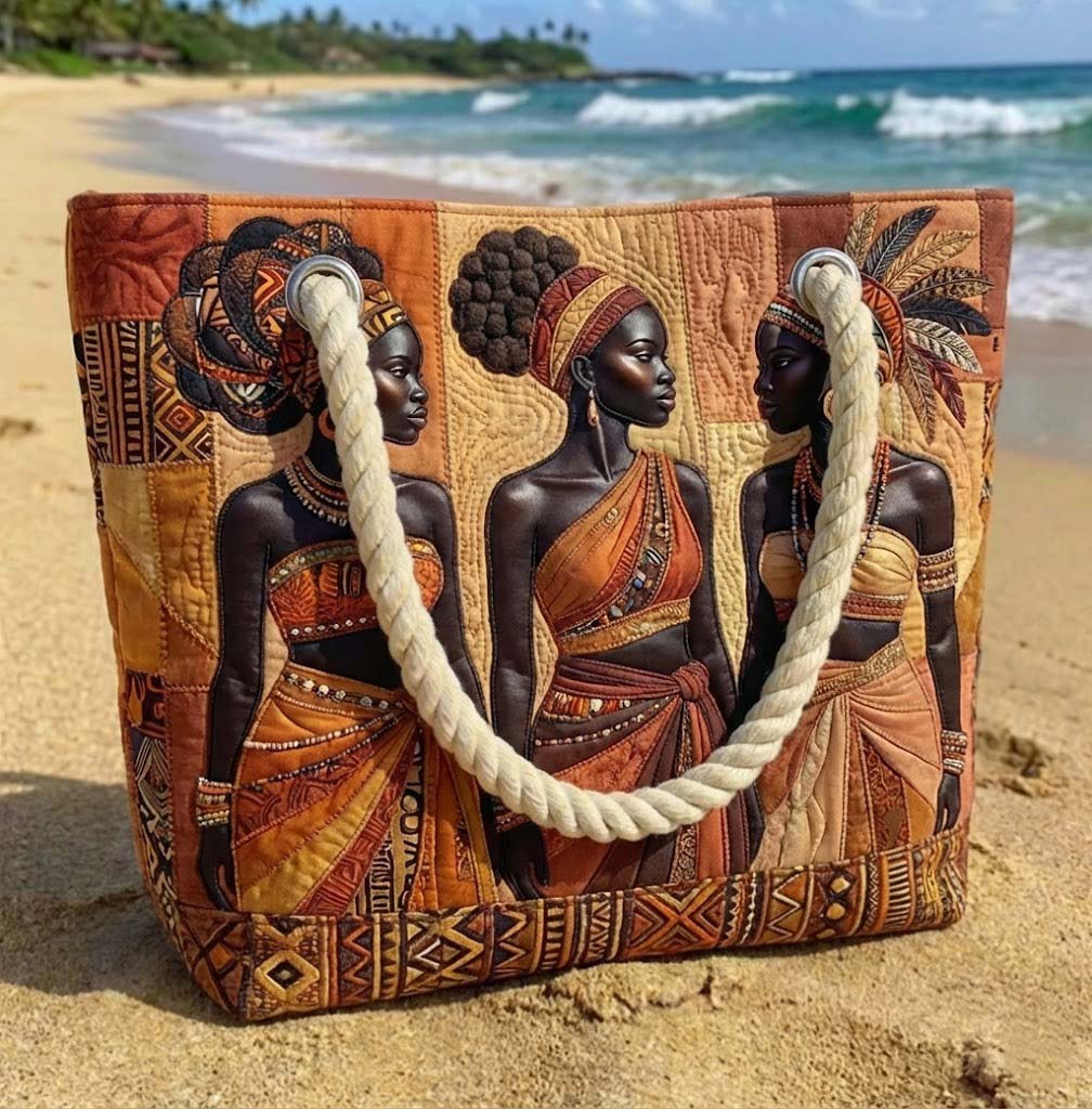 Handmade Beach Bag | Melanin Queens Glow