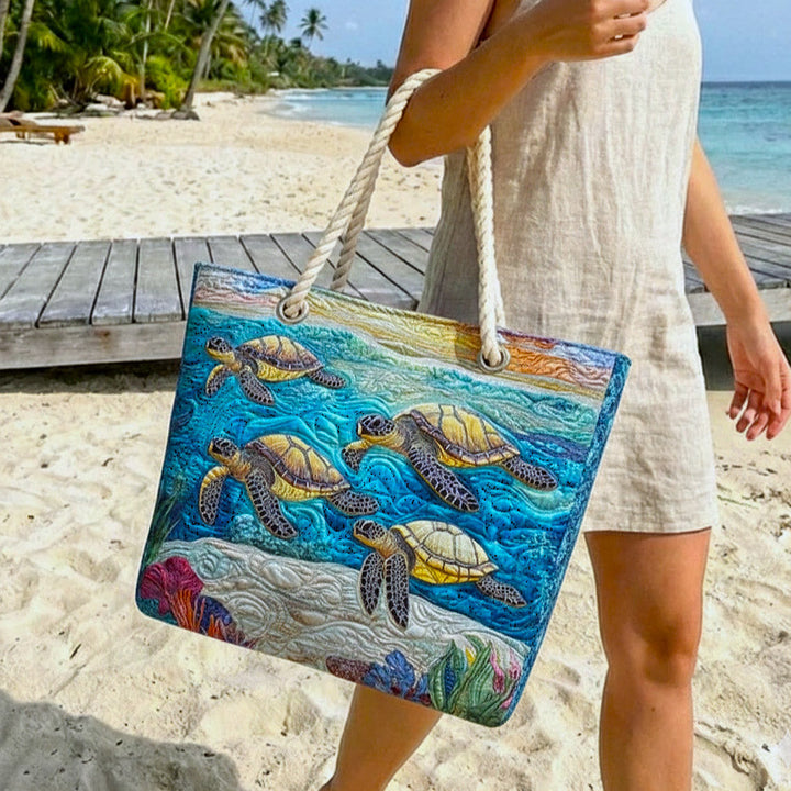 Handmade Beach Bag | Marina Turtle