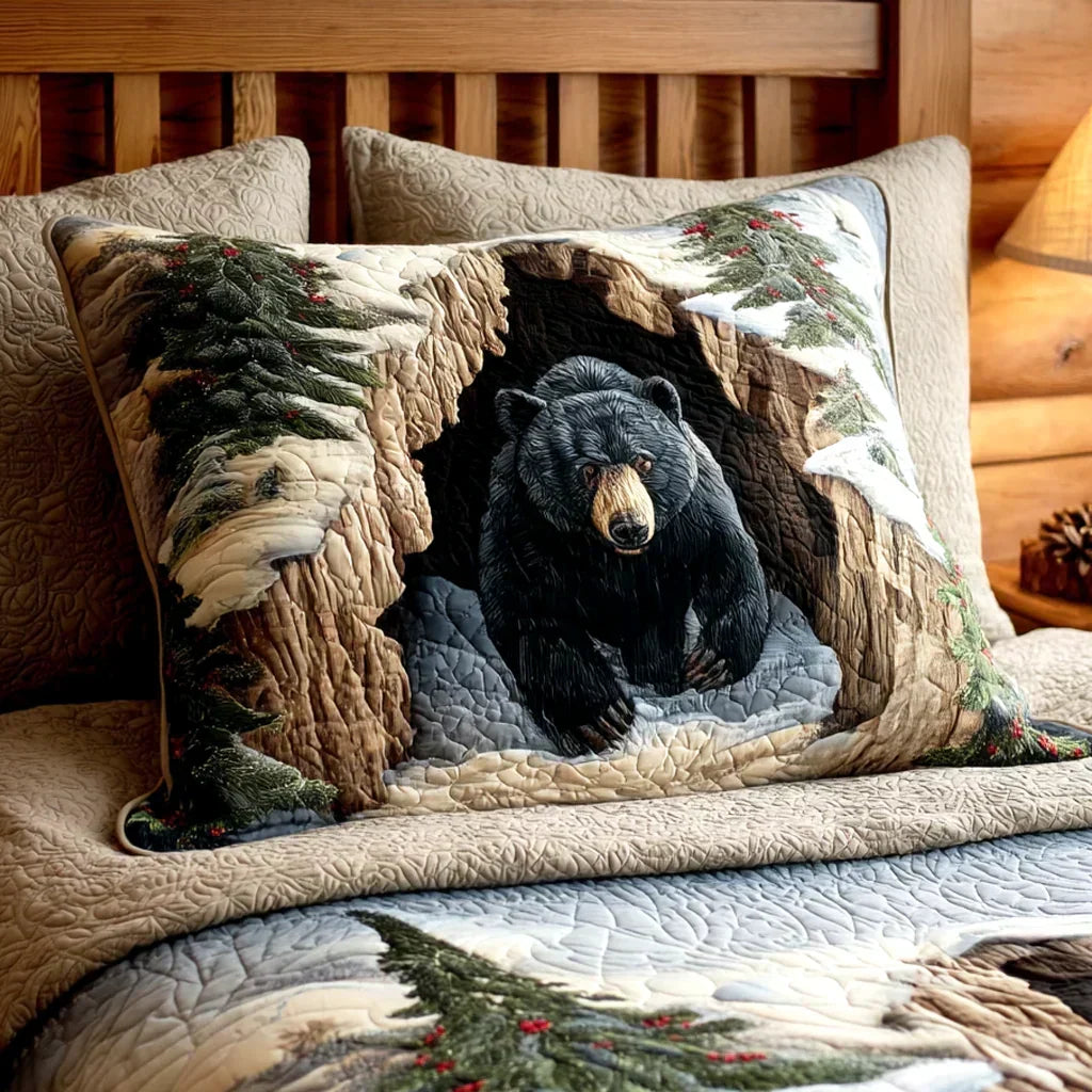 Padded Cushion Cover - Festive Nest