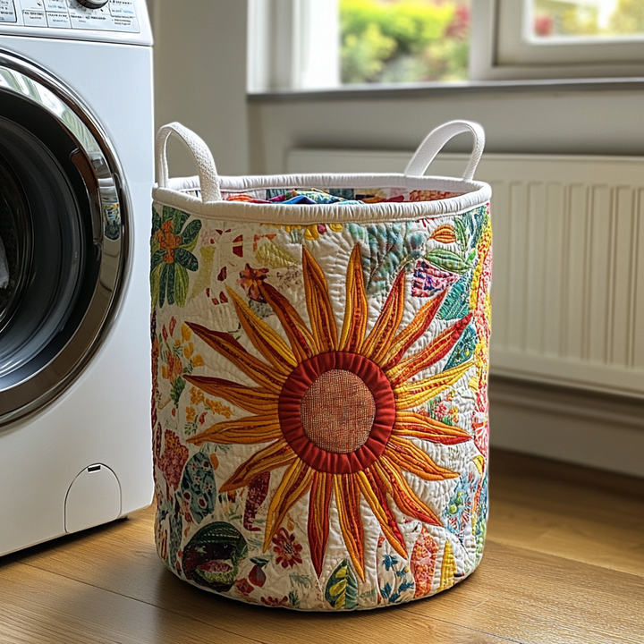 Prairie Sunburst | Handmade Laundry Basket