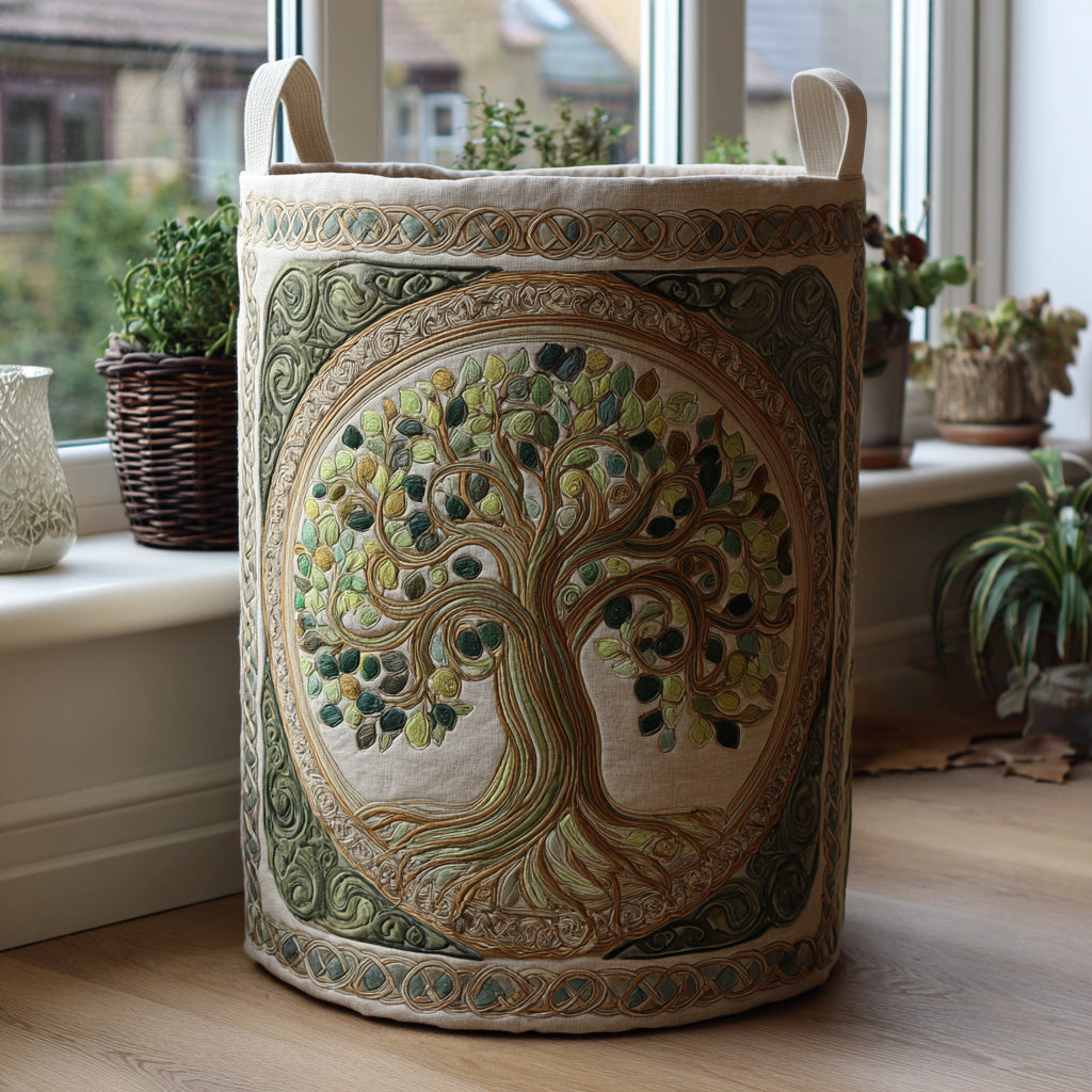 Tree of Life | Handmade Laundry Basket