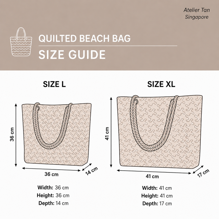 Handmade Beach Bag | Serenity of Shells