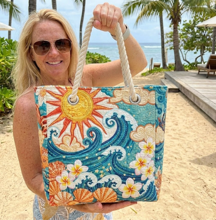 Handmade Beach Bag | Warm Halo